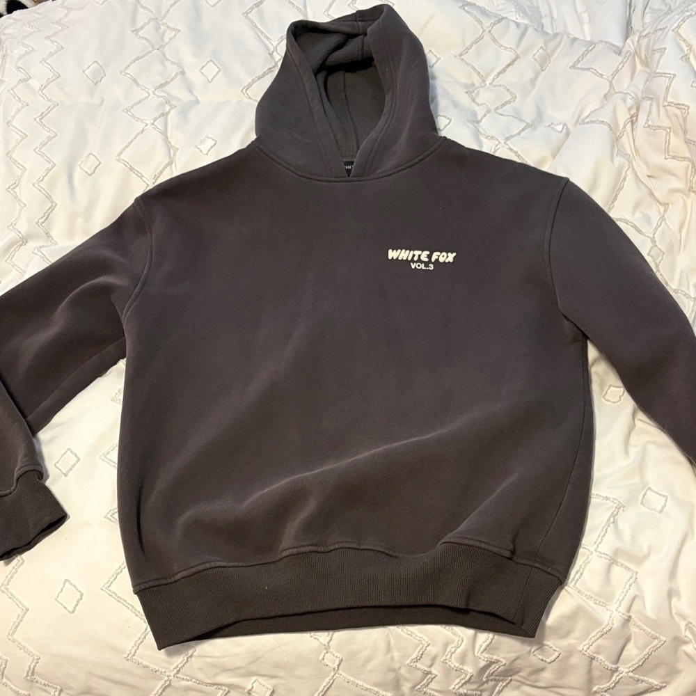 White Fox Boutique Black Hoodie Sweater